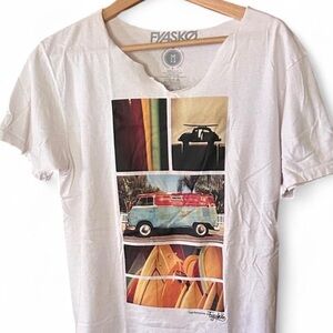 White Surf Tee for Men